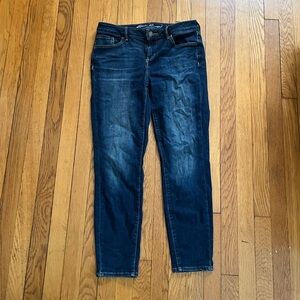 Eddie Bauer Dark Blue Jeans Slightly Curvy Skinny Ankle